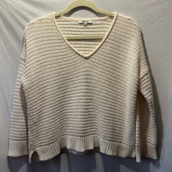 Madewell Cream Breezeway Pullover Sweater - Picture 2 of 7